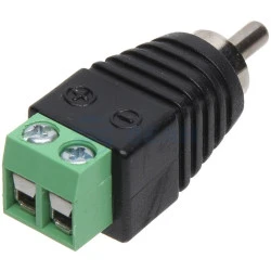 Штекер RCA РАЗЪЕМ TS RCA штекер с клеммной колодкой (Tantos)