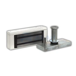 Замок электромагнитный М1-200 (серый) с планкой (ОЛЕВС)