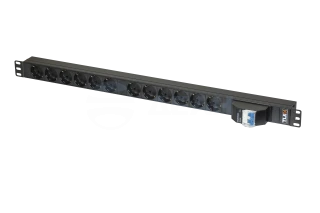 Блок электрических розеток TLK-PSC12-MD-01-BK (TLK)