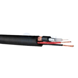 Кабель комбинированный КВК-П-2Э  2x0.50 мм2 75 Ом, outdoor,200 м (04-015)  (ЭЛЕТЭК)